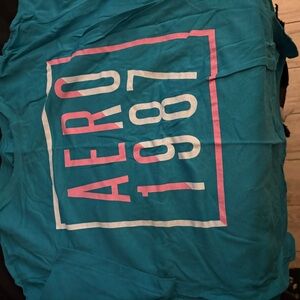 Aero 1987 Teal Graphic T-Shirt